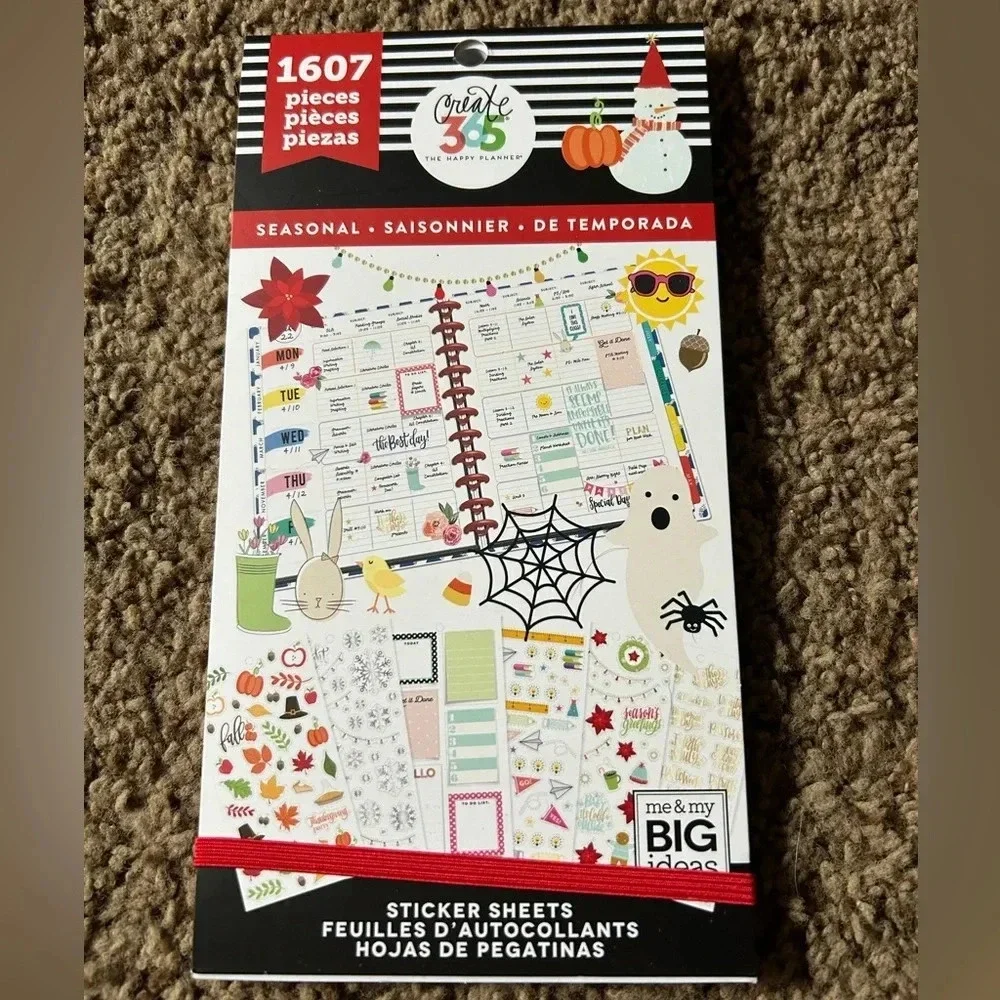 Classroom seasonal sticker book‎ from the Happy Planner